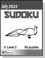 Sudoku July PDF cover