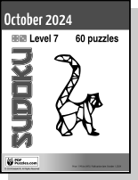 Sudoku October PDF cover