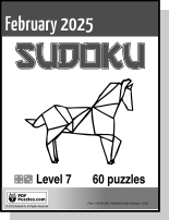 Sudoku February PDF cover